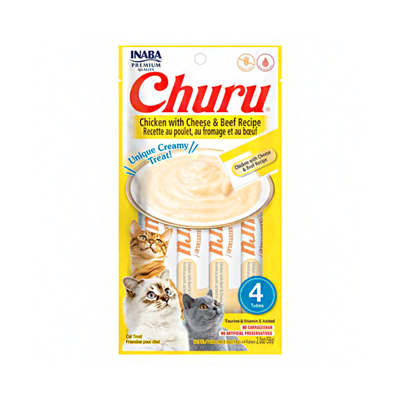 Churu de Gato - Sabor Pollo con Queso y Carne 56gr