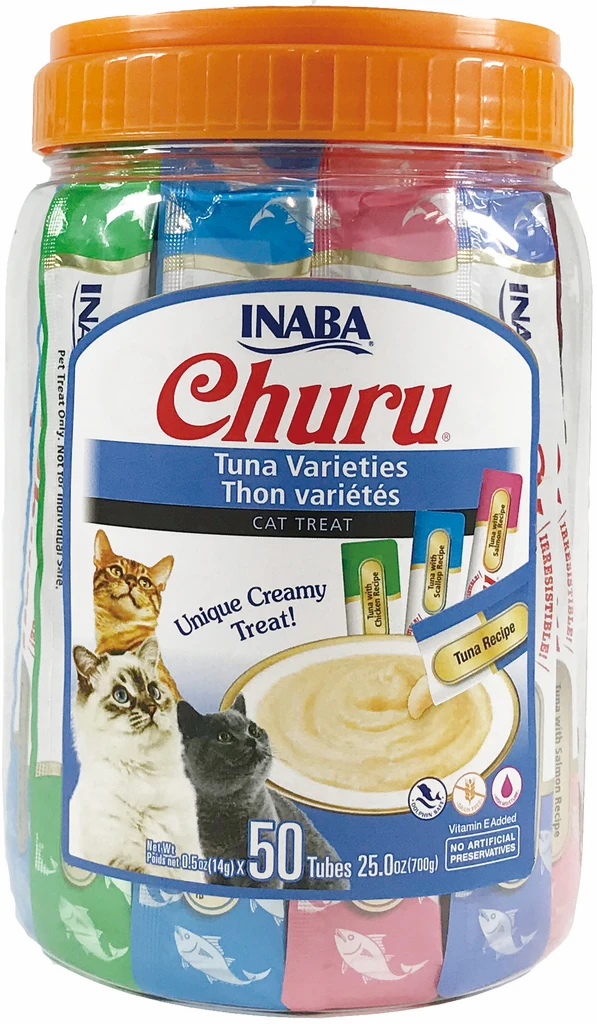 Churu de Gato - Sabor variedades de atún 50 tubos - 700gr