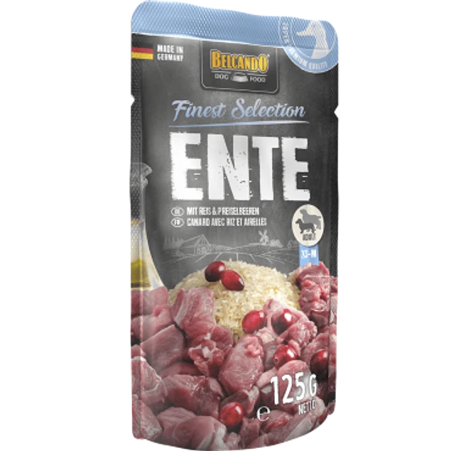 Belcando - Pouch Sabor Pato con Arroz y Arándanos 125gr