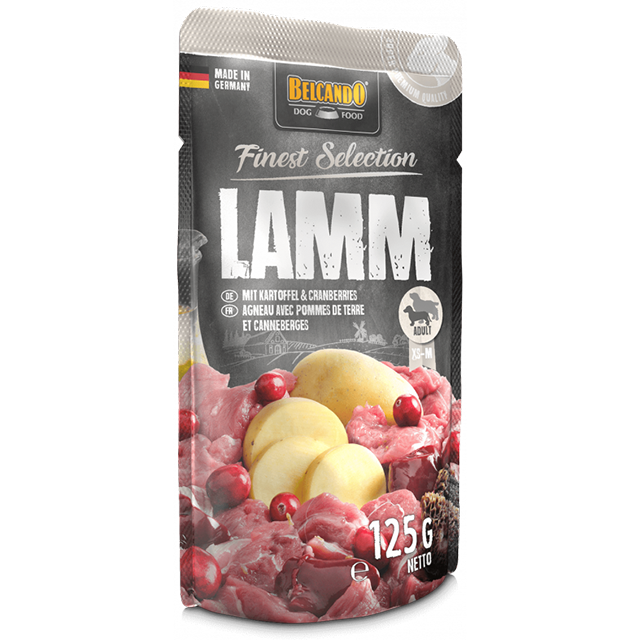 Belcando - Pouch Sabor Cordero con Patatas y Arándanos 125gr