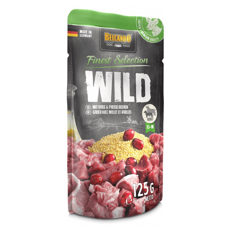 Belcando - Pouch Sabor Venado con Mijo y Arándanos 125gr