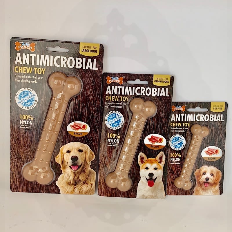 Juguete Antimicrobial Sabor Salmón para Perros