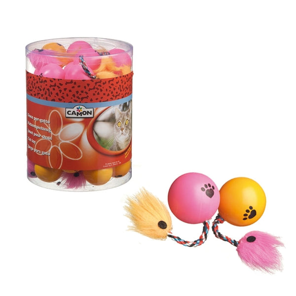 Camon - Pelota con pluma para gatos 1uni