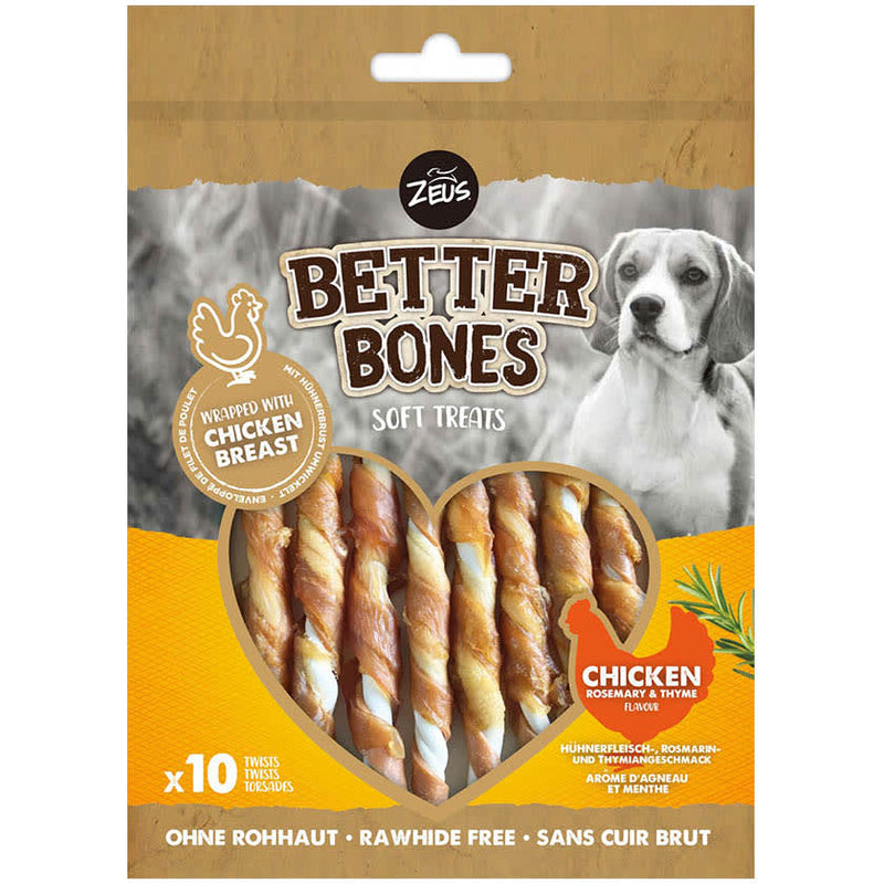 Zeus - Snack Better Bone Palitos - Pollo y Finas Hierbas 10uni