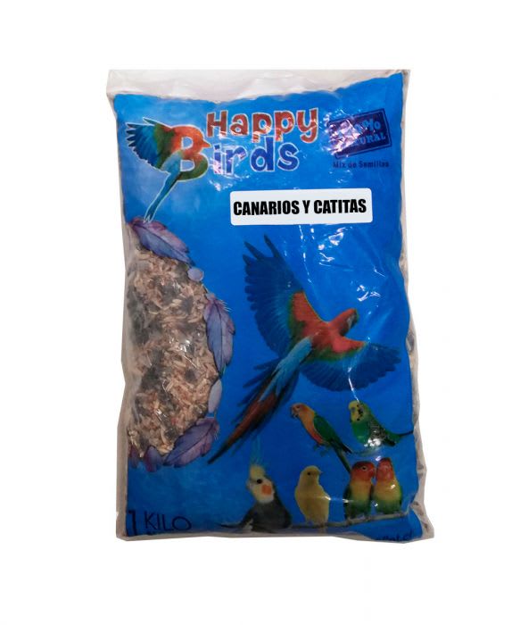 Happy Birds - Mix de Semillas Canarios y Catitas