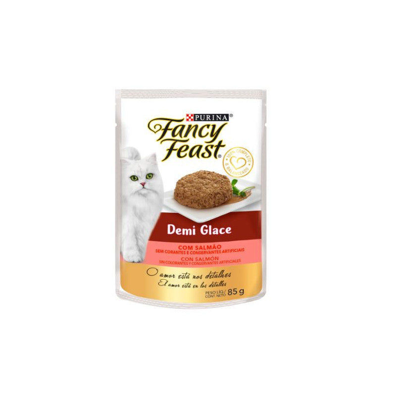 Fancy Feast - Pouch Demi Glace Sabor Salmón 85gr