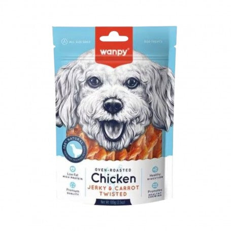 Wanpy - Chicken Jerky & Carrot 100gr