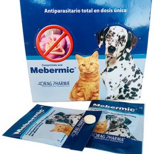 Mebermic - Antiparasitario interno para Gatos y Perros 1comp
