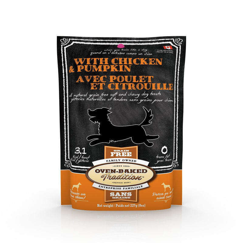 Oven Baked - Treats Pollo y Calabaza Canino 227gr