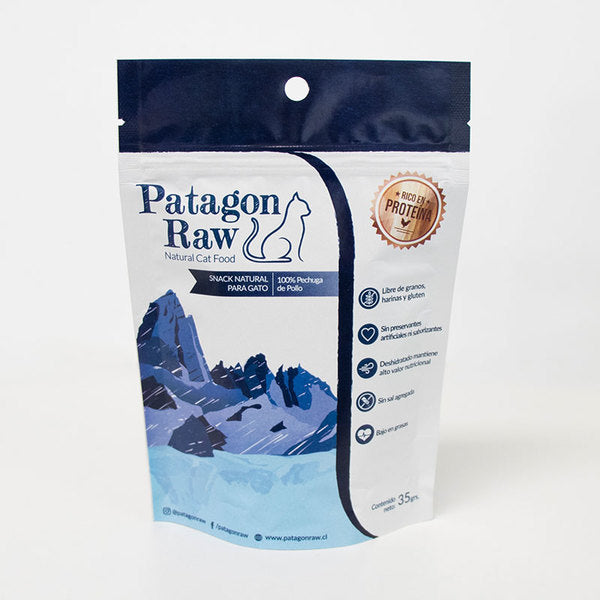 Patagon Raw - Pechuga de Pollo 35gr Felino
