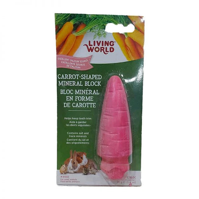 Living World - Bloque Mineral en forma de Zanahoria