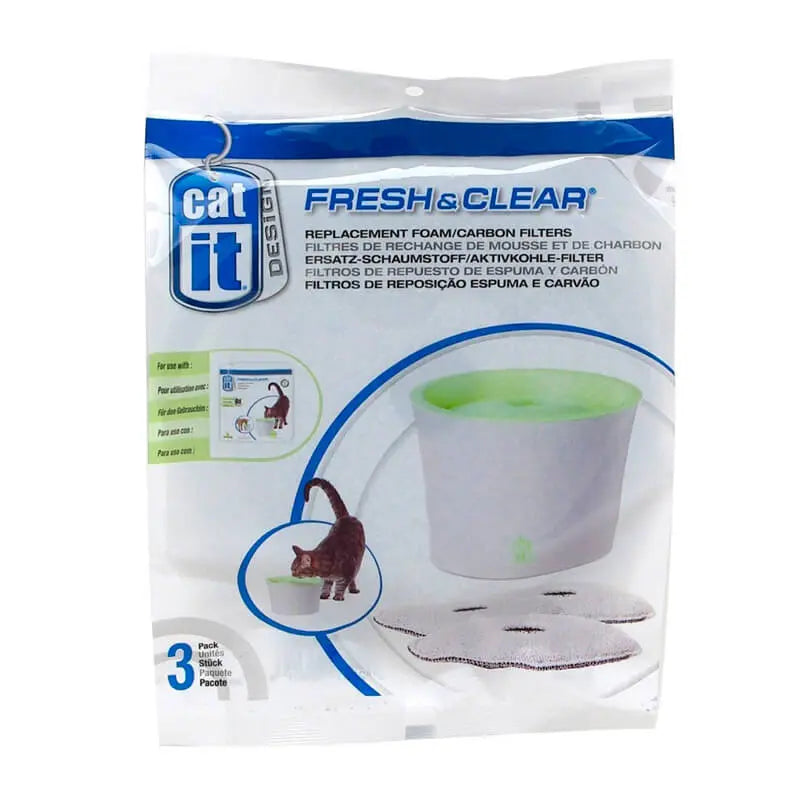 Catit - Fresh/Clear Filtro Fuente Verde 3uni