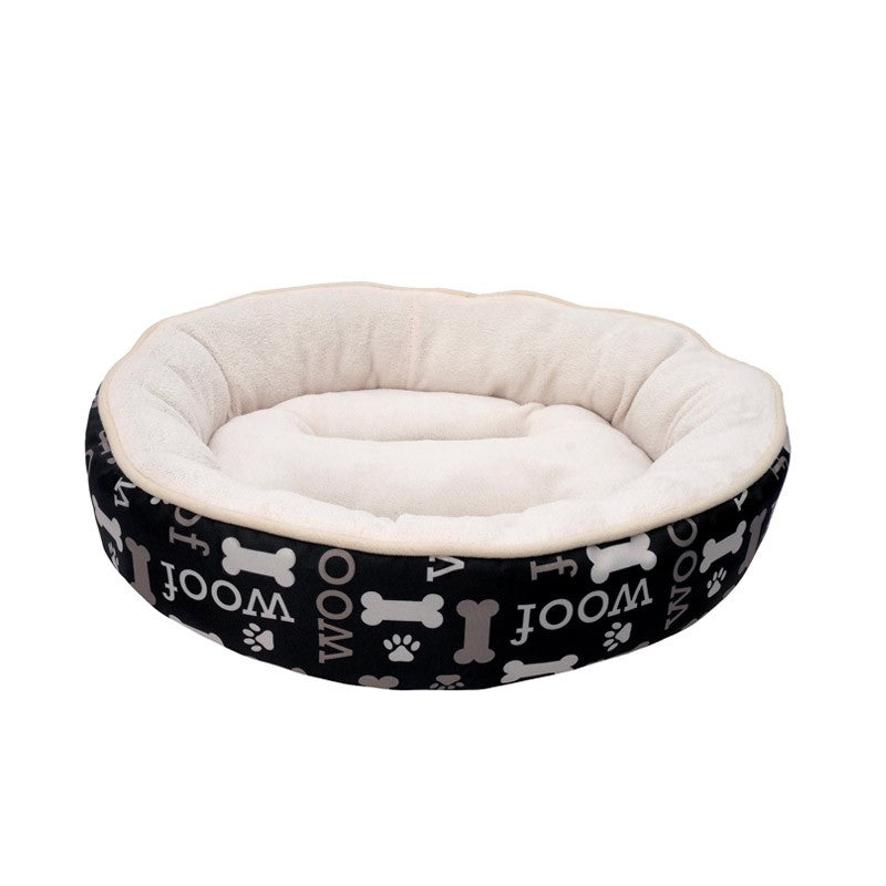 Dogit - Dreamwell Cama Redonda Negra