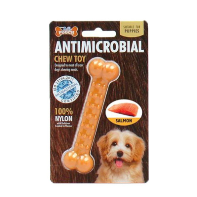 Juguete Antimicrobial Sabor Salmón para Perros