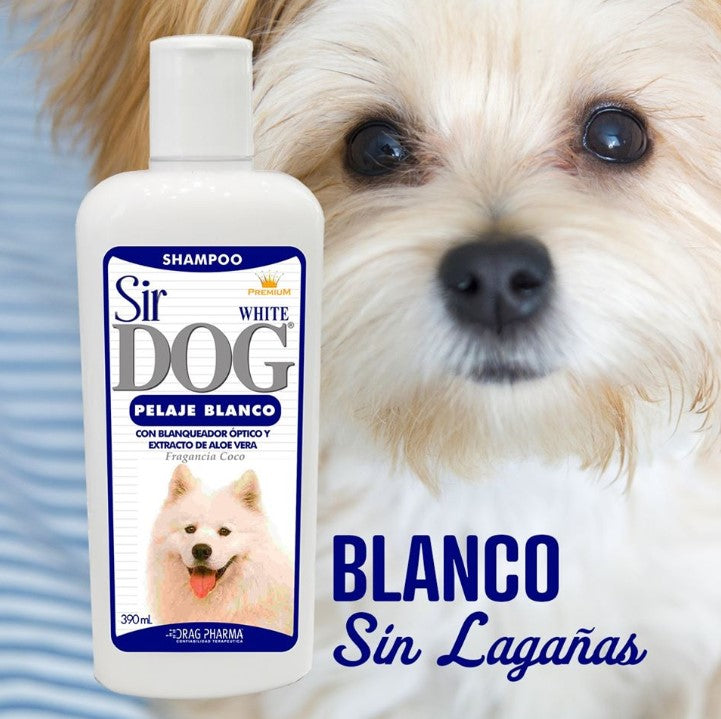 Sir Dog - Shampoo para perros Pelaje Blanco 390ml