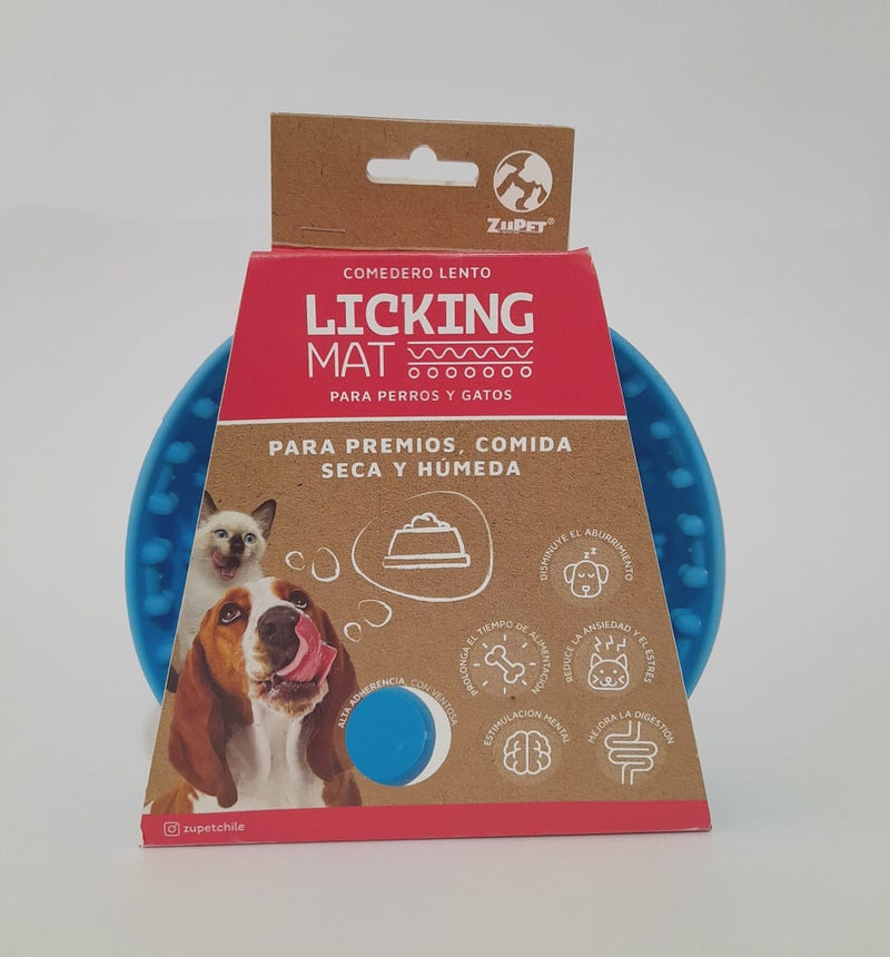 ZuPet - Licking MAT Bowl Concava Perros y Gatos 15x15cm