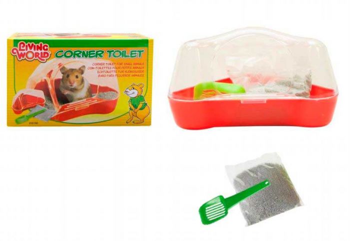 Living World - Baño Hamster tipo Esquinero