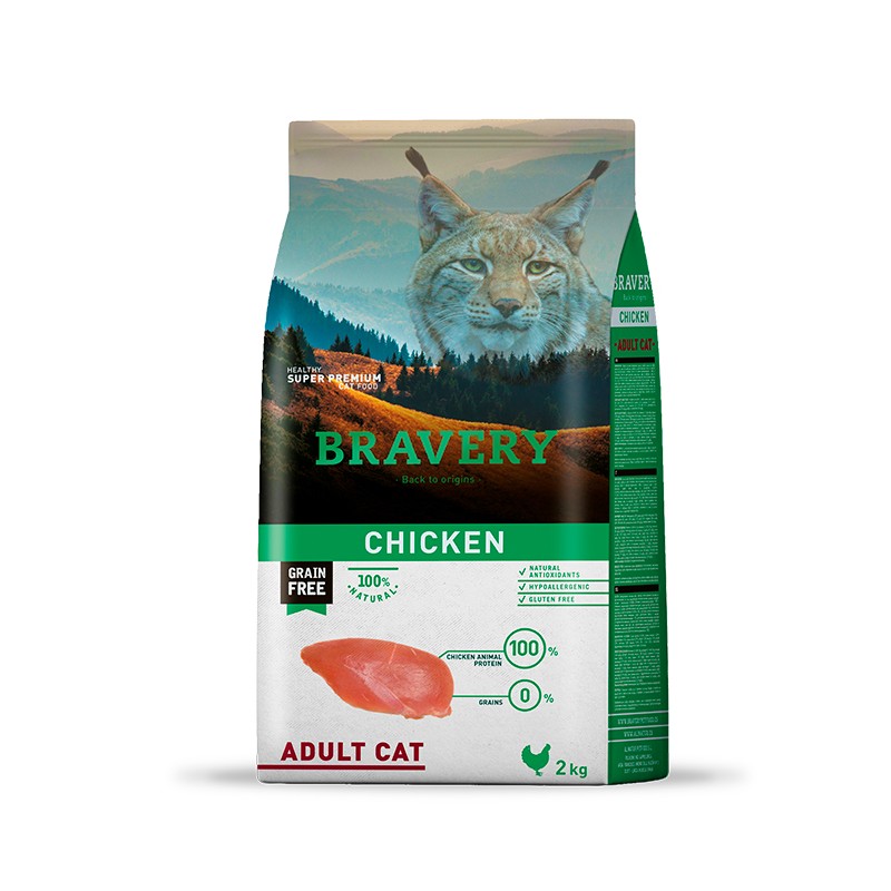 Bravery - Adult Cat Chicken 2kg