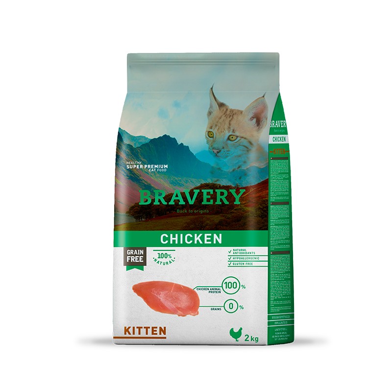 Bravery - Kitten Chicken 2kg