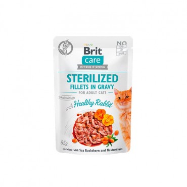 Brit Care - Filet en Salsa Conejo 85gr