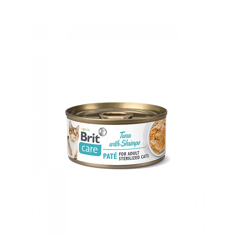 Brit Care - Lata Tuna with Shrimps 70gr