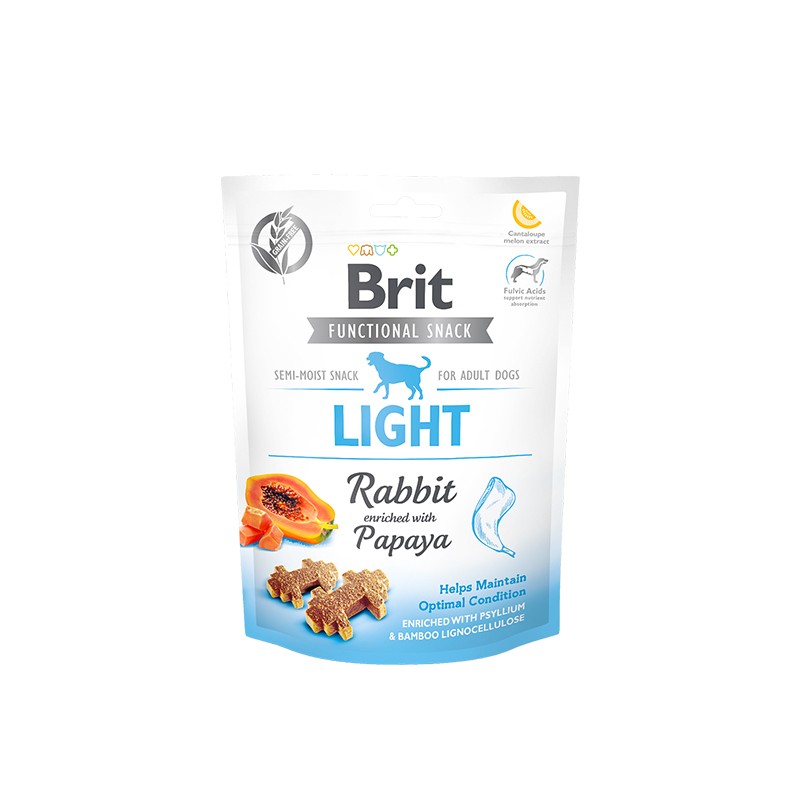 Brit Care - Snack Functional Light Rabbit & Papaya 150gr