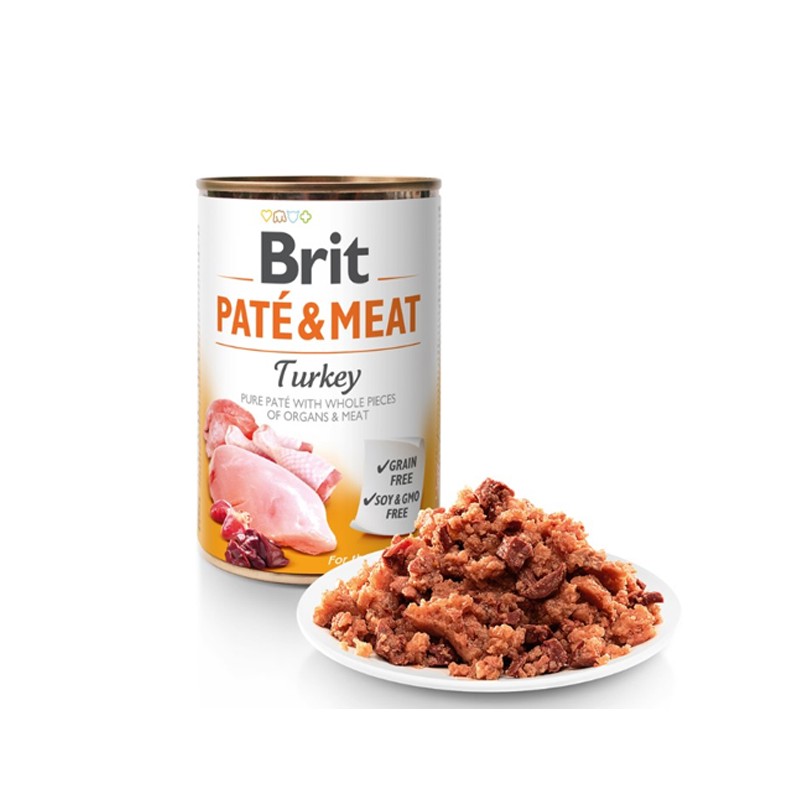 Brit Care - Lata Paté & Meat Turkey 400gr