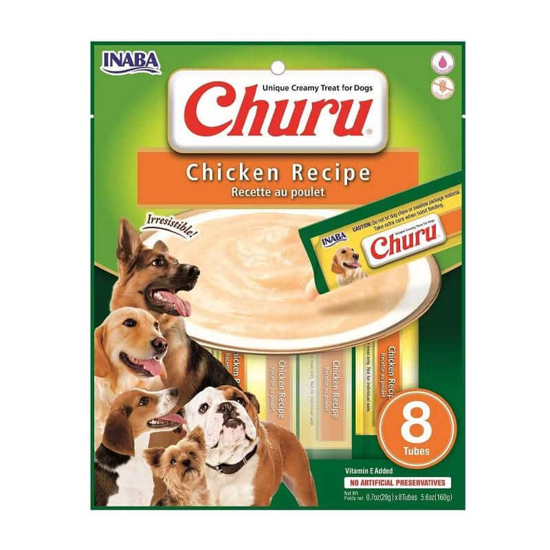 Churu de Perro - Sabor Pollo 8 uni - 160gr