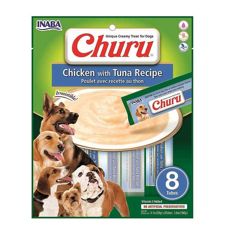 Churu de Perro - Sabor Pollo con Atún 8 uni - 160gr