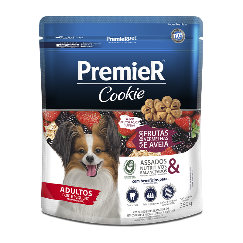 PremieR - Cookie Adultos Frutos Rojos y Avena 250gr