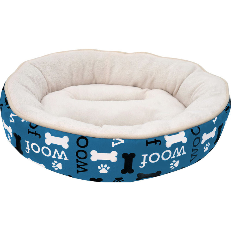 Dogit - Dreamwell Cama Redonda Azul