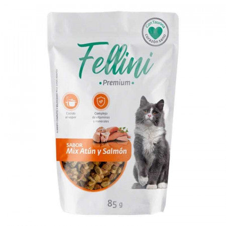 Fellini Pouch - Alimento Húmedo Mix Atún y Salmón 85gr