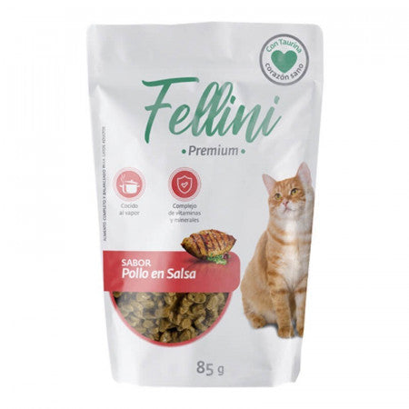 Fellini Pouch - Alimento Húmedo Pollo en Salsa 85gr