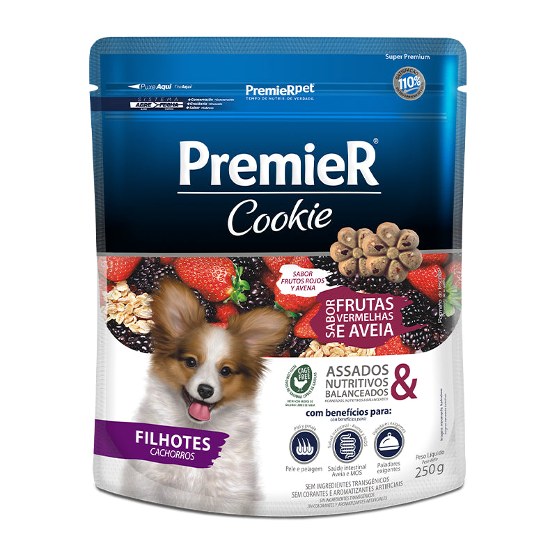 PremieR - Cookie Cachorros Frutos Rojos y Avena 250gr