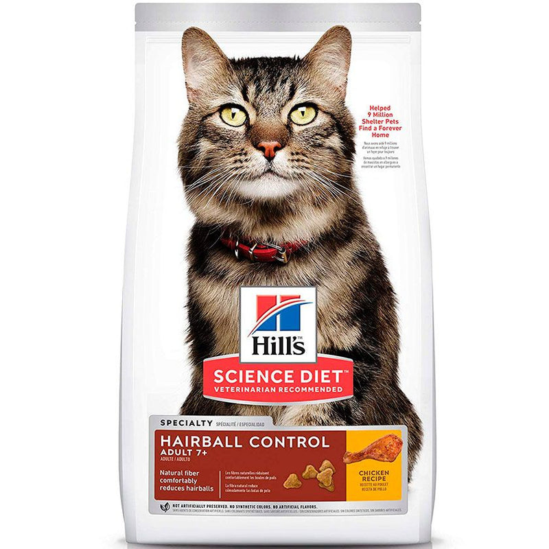 Hill's - Hairball Control Adulto 7+ 1.58kg