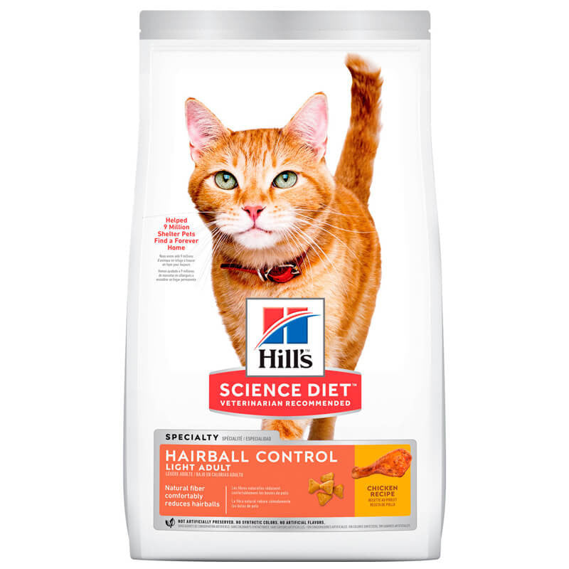 Hill's - Hairball Control Light Felino 3.17kg