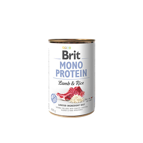 Brit Care - Lata Mono Protein Lamb & Rice 400gr
