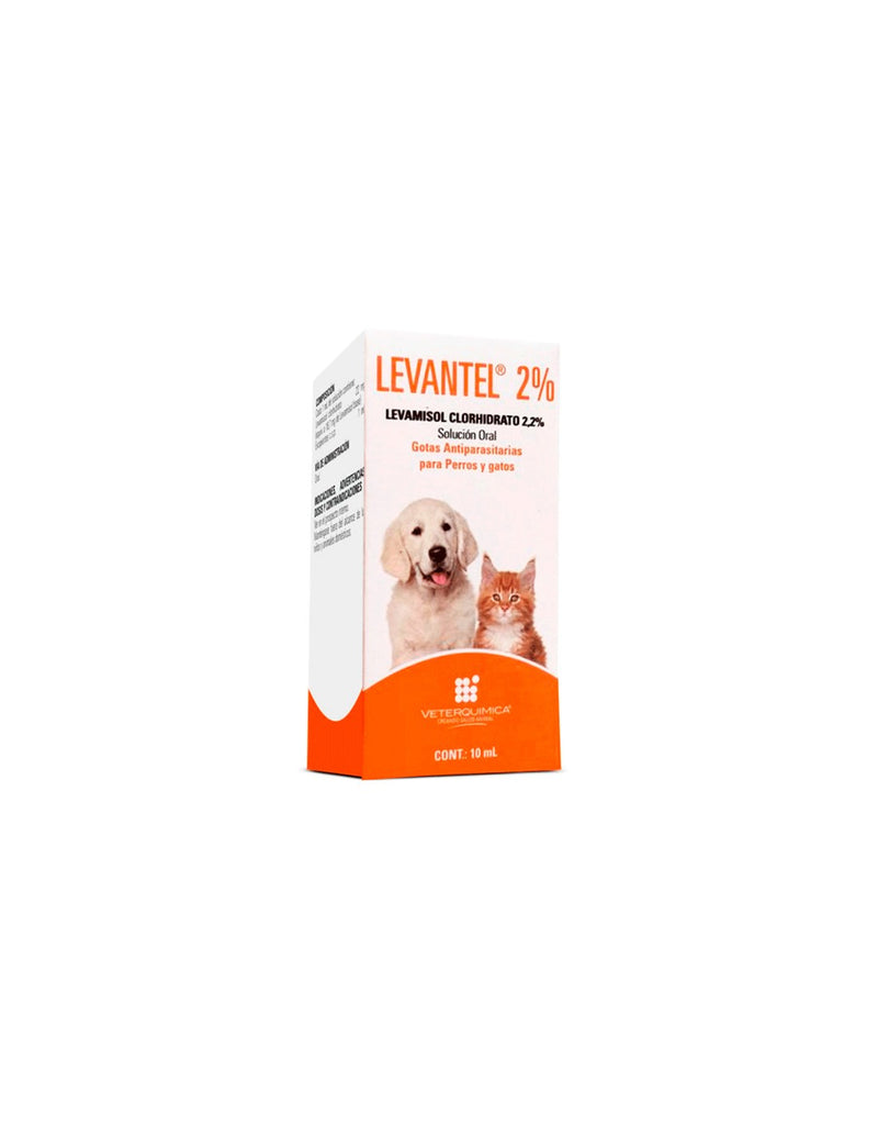 Levantel - Antiparasitario para gatos y perros Suspensión 10ml