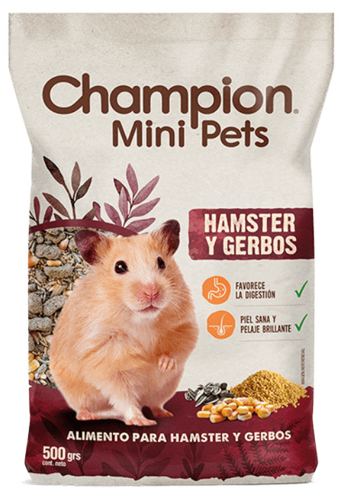 Champion - Mini Pet Hamster y Gerbos 500gr