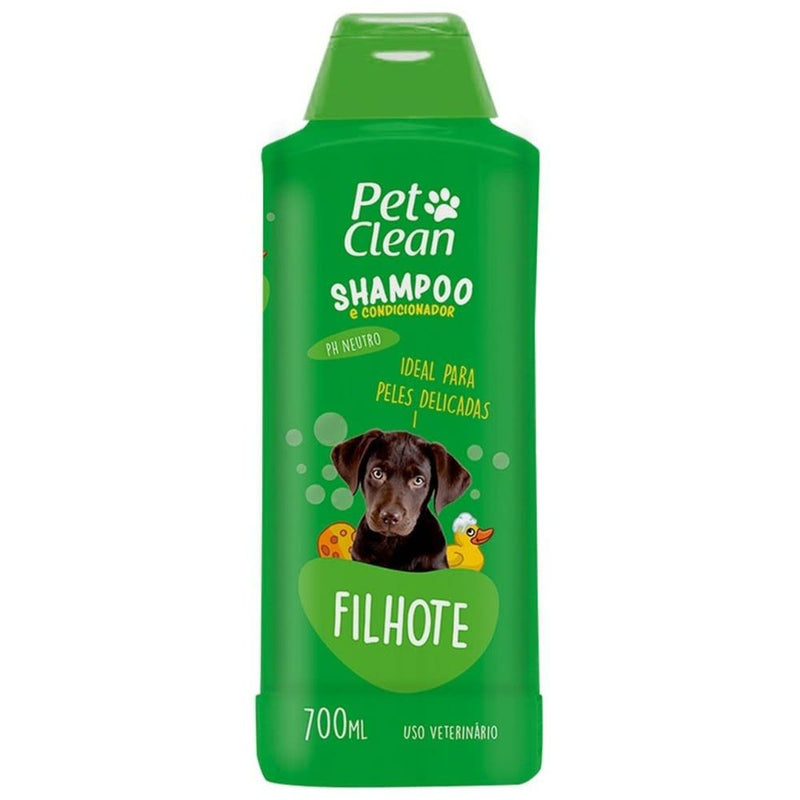 Pet Clean - Shampoo y acondicionador PH Neutro para Cachorros 700ml