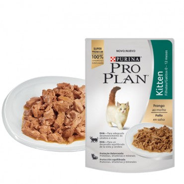 Pro Plan - Pouch Kitten Felino Sabor Pollo 85gr