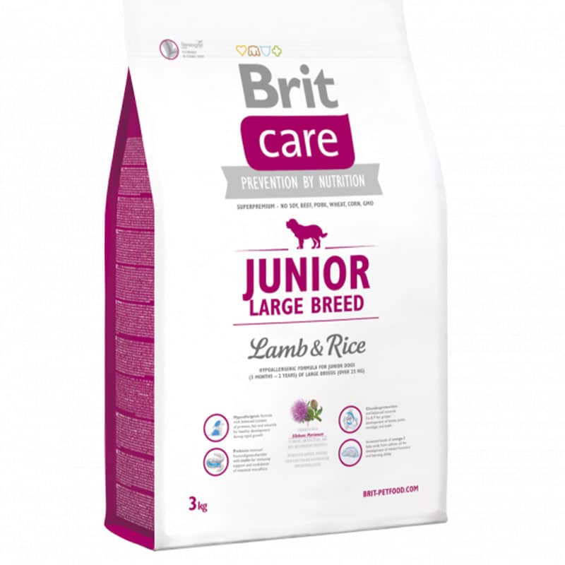 Brit Care - Junior Large Breed Lamb & Rice