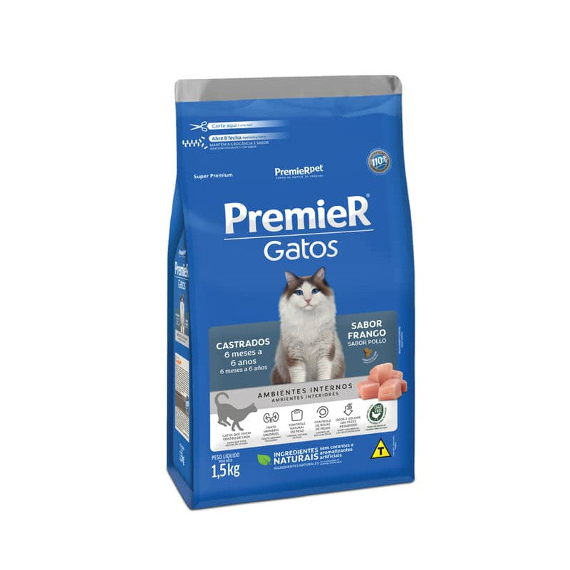 PremieR - Gatos Castrados Pollo 1.5kg