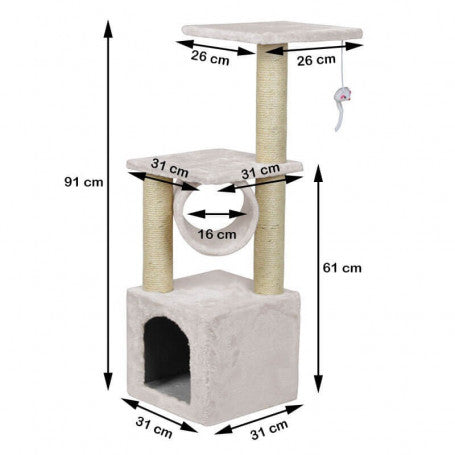 Rascador Torre para Gatos KF8005B