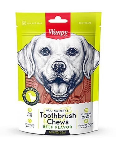 Wanpy - Toothbrush Chews Beef Flavor 100gr