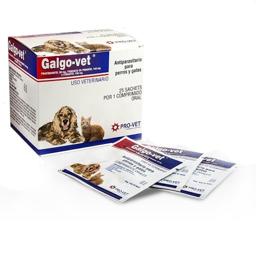 Galgovet - Antiparasitario interno  para perros y gatos 1comp